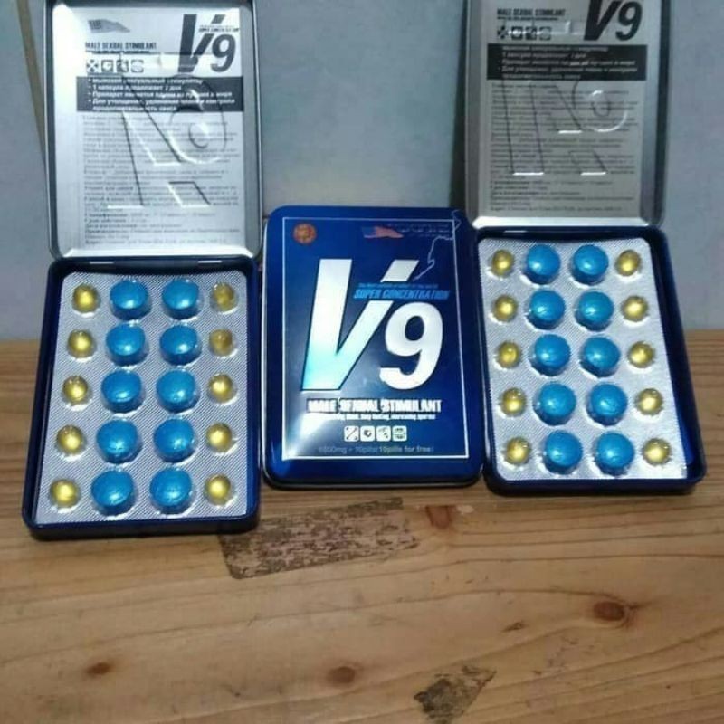 Obat V9 Original Herbal  Pria (HANYA PRODUK ORIGINAL/NO KW KW)