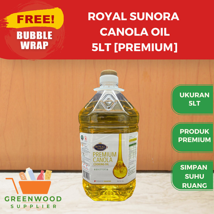 

Royal Sunora Canola Oil / Minyak Canola - 5LT [SAMEDAY]