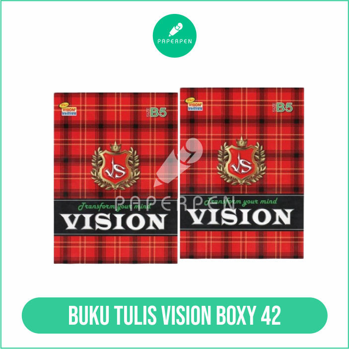 

[SG] 1 Pak Buku Tulis Vision Boxy 42