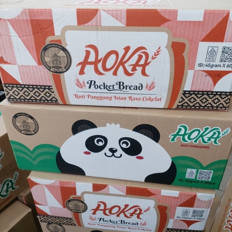 

AOKA ROTI PANDA PANGGANG ISIAN SELAI PANDAN 60g