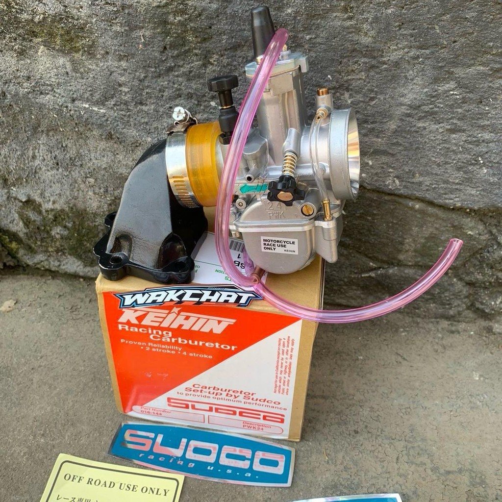 Karbu Karburator PWK Keihin Sudco 24 26 28 30 Set Manipol PNP FIZR F1ZR Tinggal Pasang