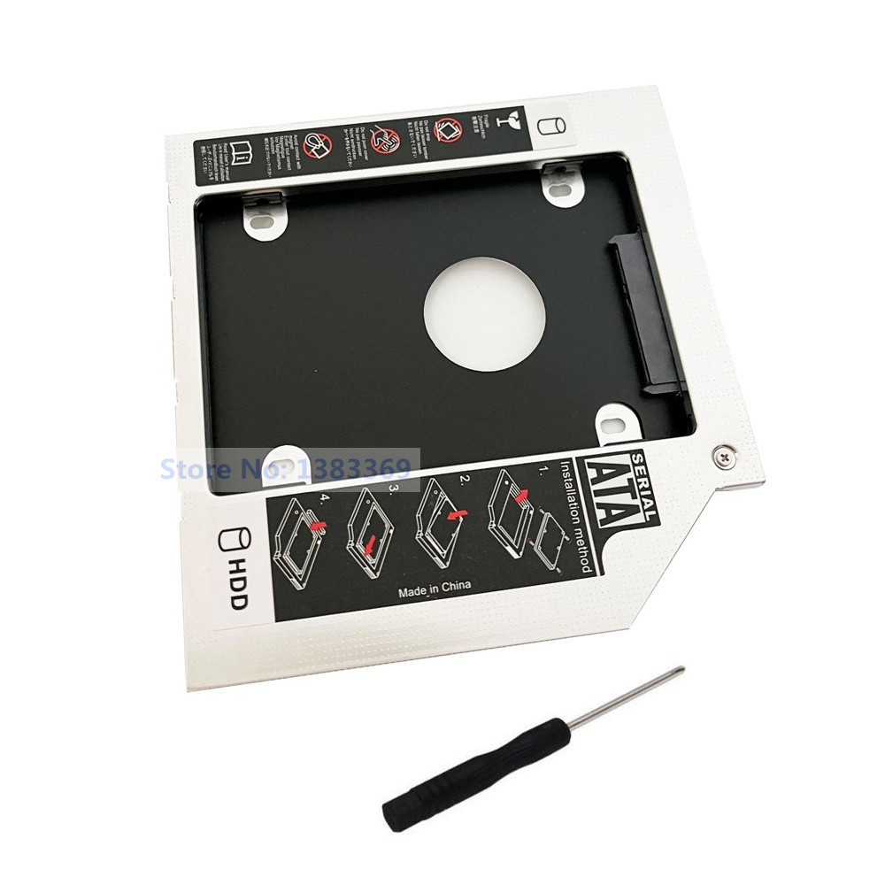 NIGUDEYANG 2nd Second 9.5mm Hard Drive SSD HDD Optical Caddy Frame Adapter for Acer ES1-533-C3VD ES1