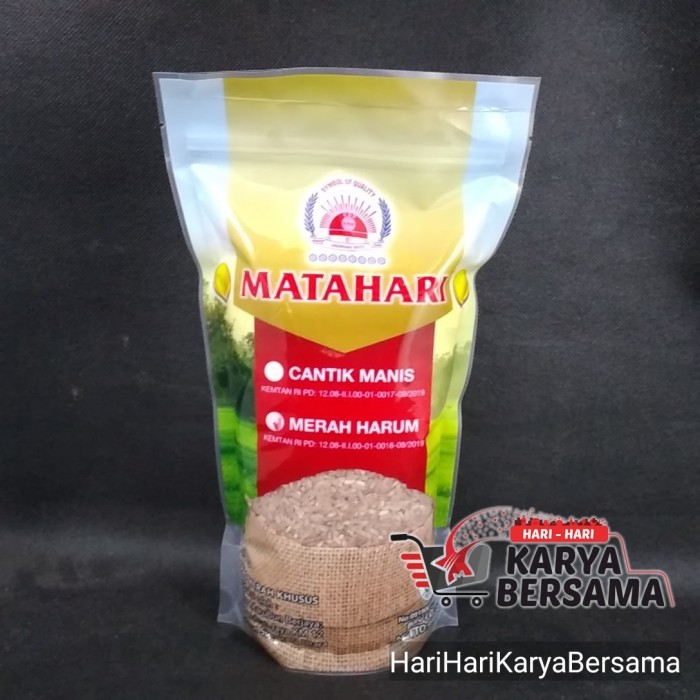 

BERAS MERAH HARUM CAP MATAHARI POUCH 1KG