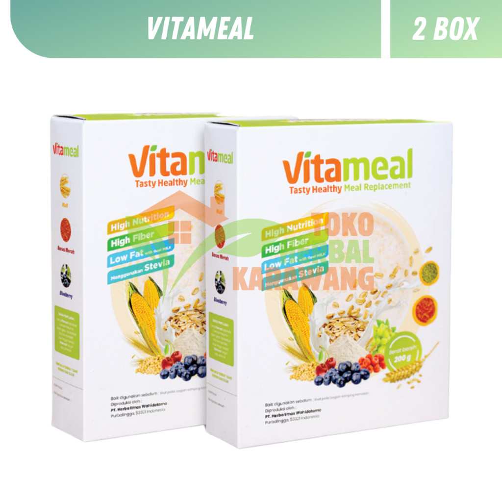 

Flash Sale 1 Box - Paket 2 Box Vitameal Sereal Sehat Multigrain Turunkan Gula Darah, Kolesterol, Diabetes 01