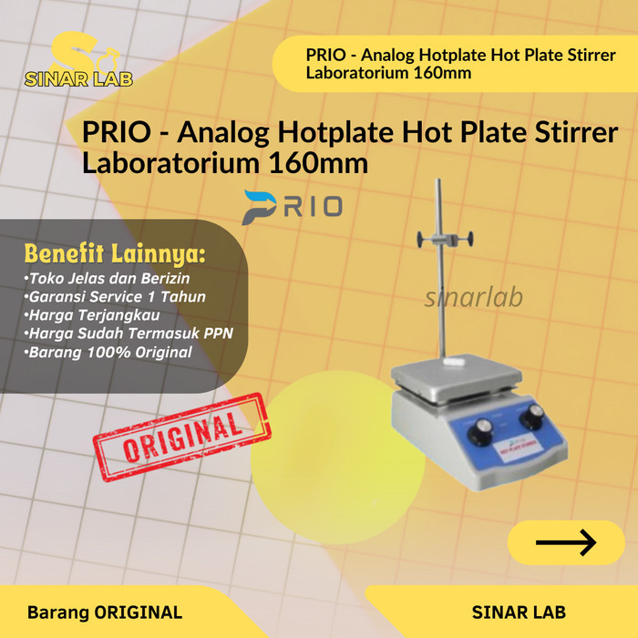 PRIO - Analog Hotplate Hot Plate Stirrer Laboratorium 160mm