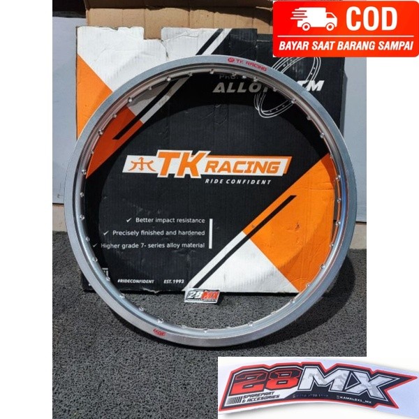 28MX PROMO VELG PELAK TK JAPAN ASLI ORIGINAL BARU UKURAN 160 RING 21 HOLE LUBANG JARI JARI 36 WARNA 