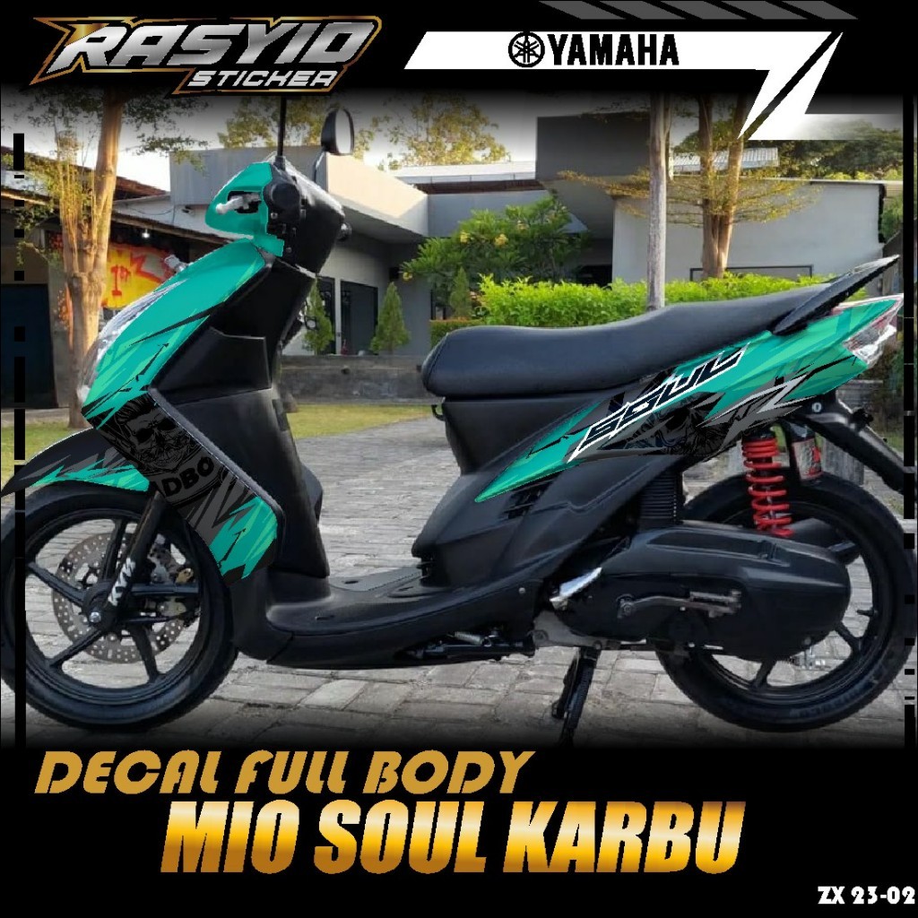 COD Sticker Decal Full Body Motor Yamaha Mio Soul Karbu 2007 2008 2009 2010 2011 2012 Sticker Mio So