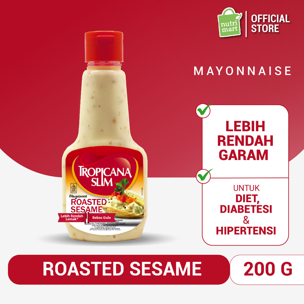 

Tropicana Slim Mayonnaise 200 g - Bantu Dukung Hidup Sehat BESTCHOICE MART