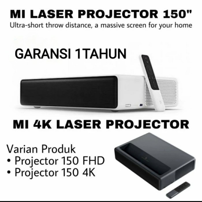 xioMi LASER PROJECTOR 4K / FHD - Mi 4K Laser Projector 150" Full HD - 150 4K BLACK