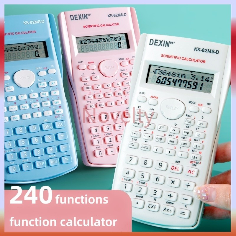 

Novelty Kalkulator Ilmiah 240, Kalkulator Fungsi, Kalkulator 4 Warna