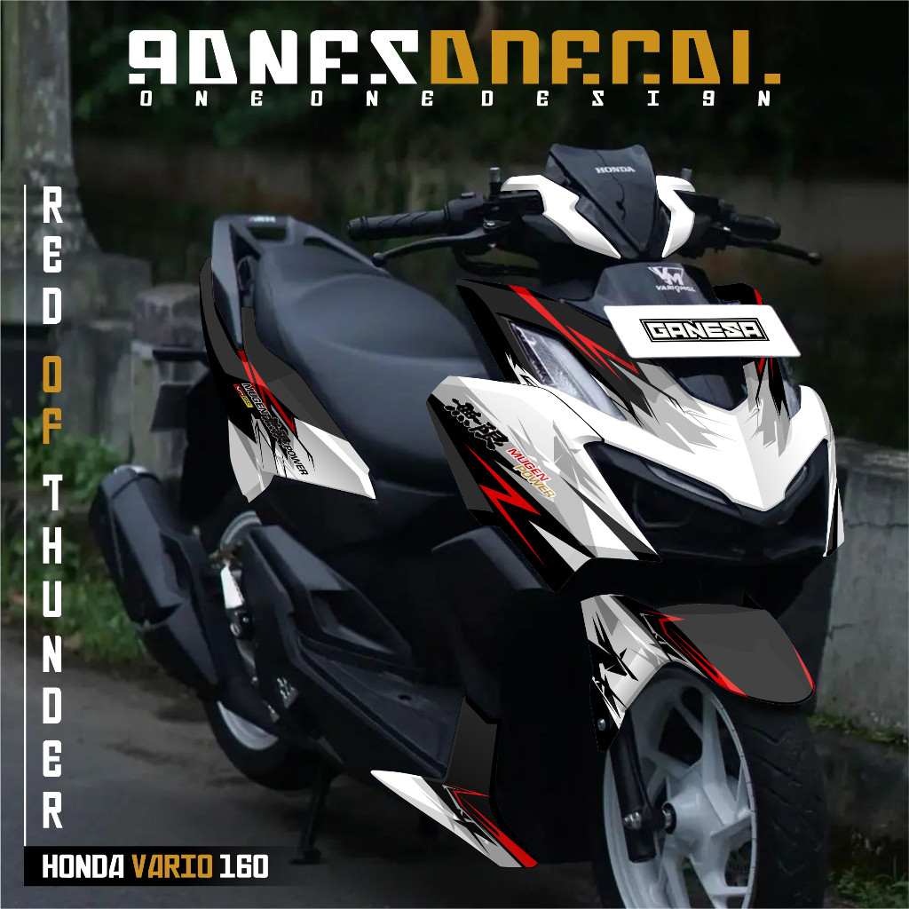 Decal stiker Vario 160 New ABS/NON ABS fullbody Dekal Sticker Motor Honda Vario 160 
