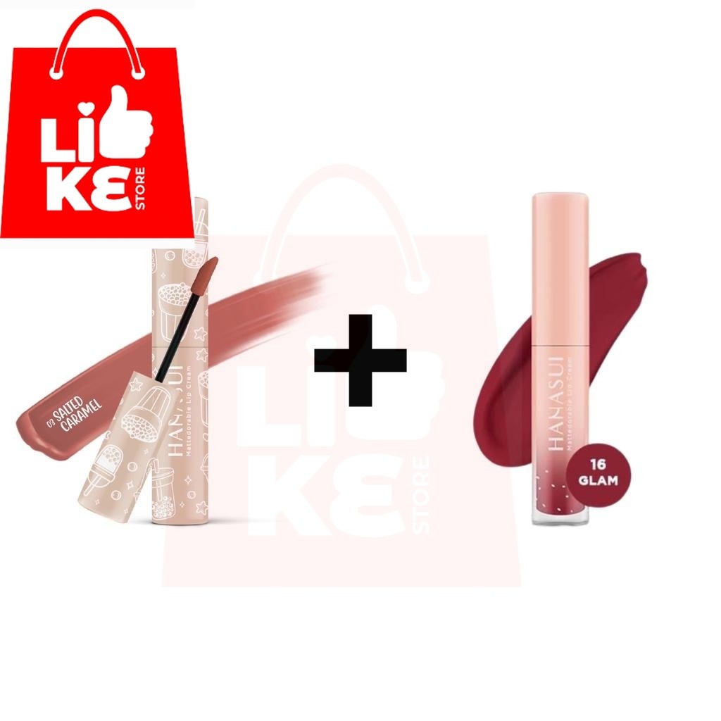 Paket Ombre Lip Cream Hanasui VIRAL-BEST SELLER
