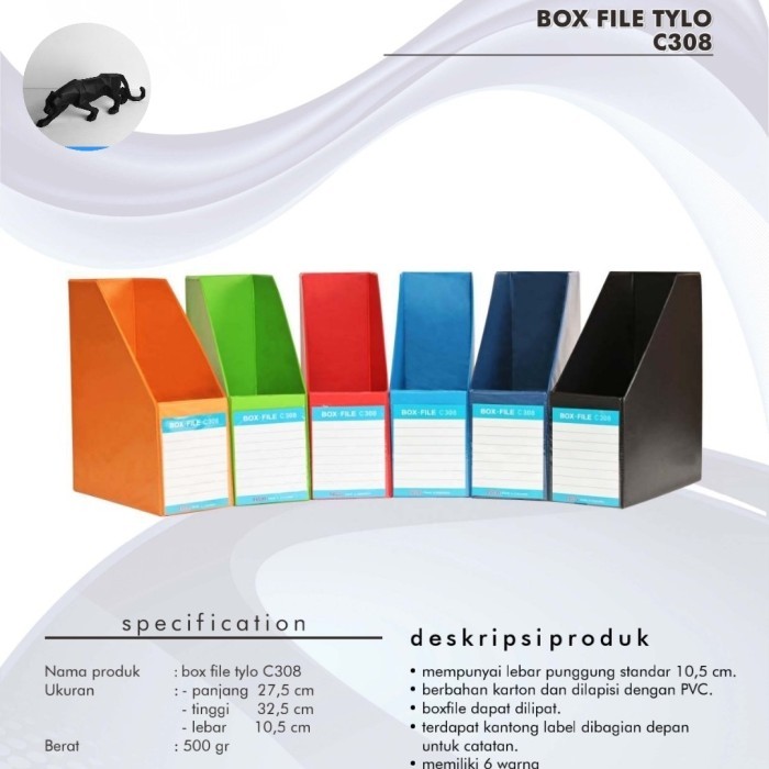

⭐BISA COD⭐ BOX FILE PLASTIK Biru Tua