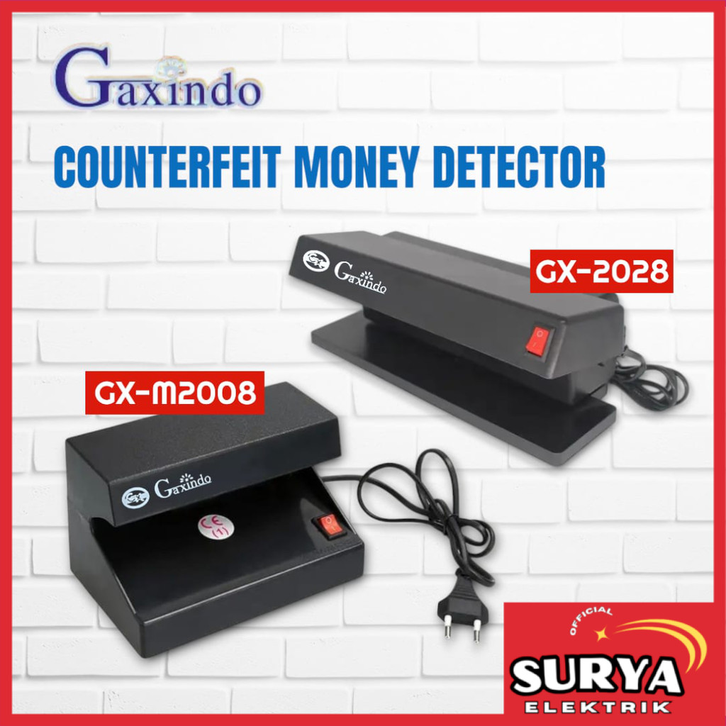 Counterfeit Money Detector GAXINDO GX-M2008 / GX-2028 Alat Pendeteksi Uang Palsu
