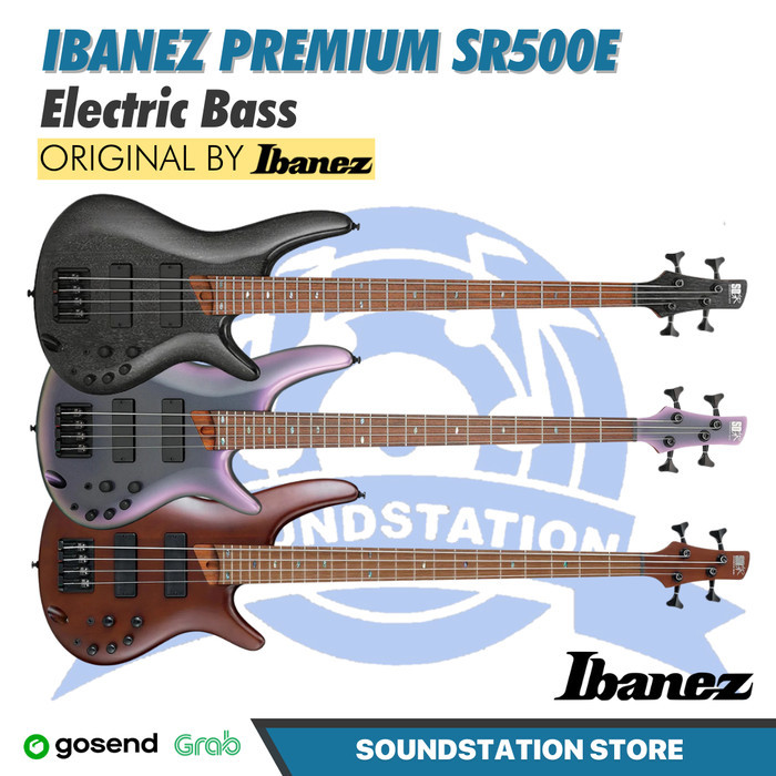 Ibanez Premium SR500E Electric Bass Guitar - Bass Elektrik