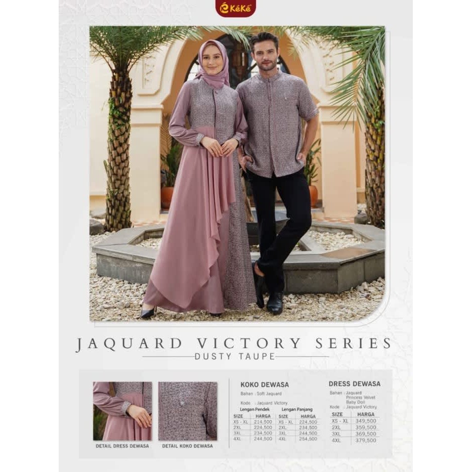 KEKE GAMIS DEWASA JQ VICTORY DEEP TAUPE