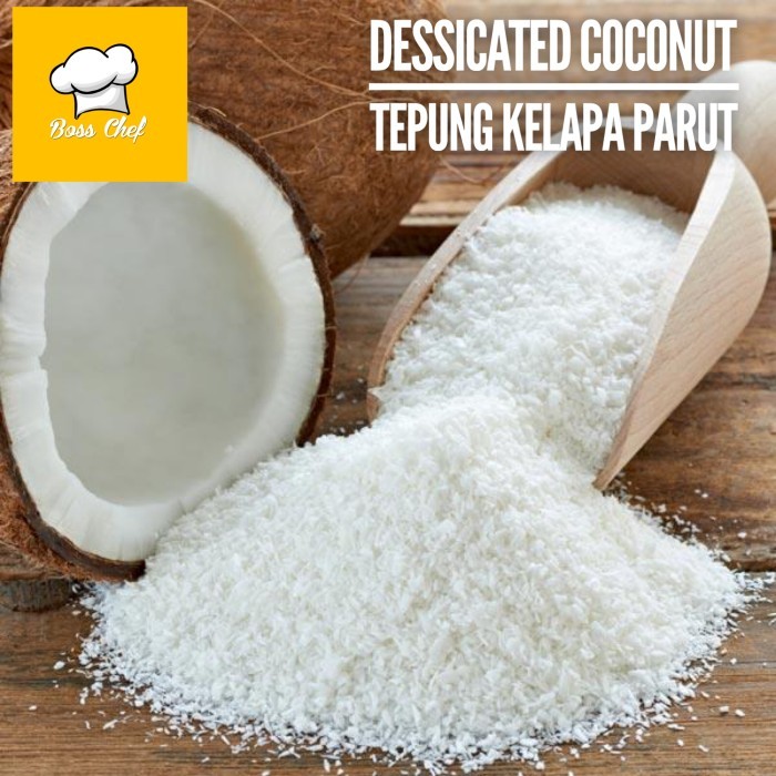 

Dessicated Coconut Tepung Kelapa Parut Kering Diet Keto 1kg