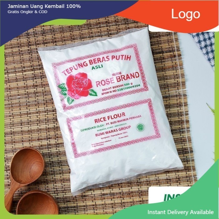 

LBJ Tepung Beras Rose Brand 500 Gram