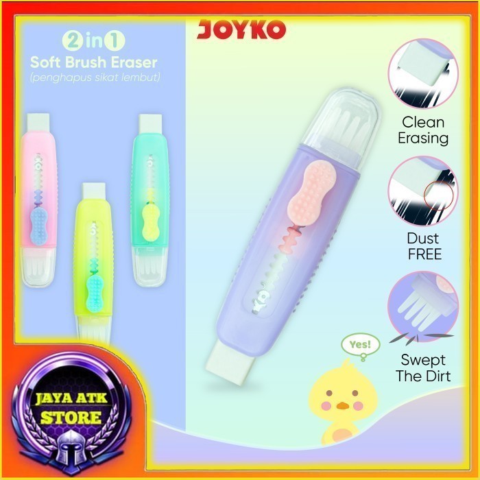 

JOYKO Penghapus Eraser ER-145 2 In 1 Soft Brush Eraser