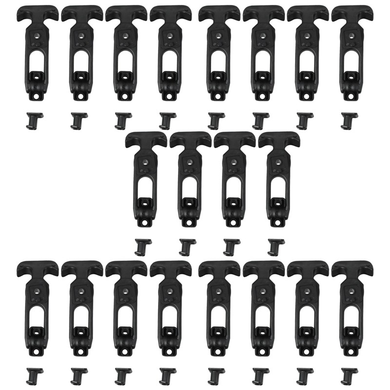 20Pcs T-Handle Rubber Flexible Draw Latches Fit For Toolbox /Cooler/Golf Cart/Farm Machinery T-Toolb