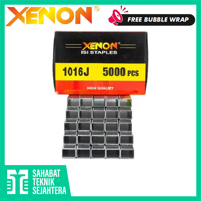 

XENON 1016J Isi Staples Mesin Paku Tembak U Mata Air Nailer Nail Gun Angin Stapler 1016 J Jok Motor