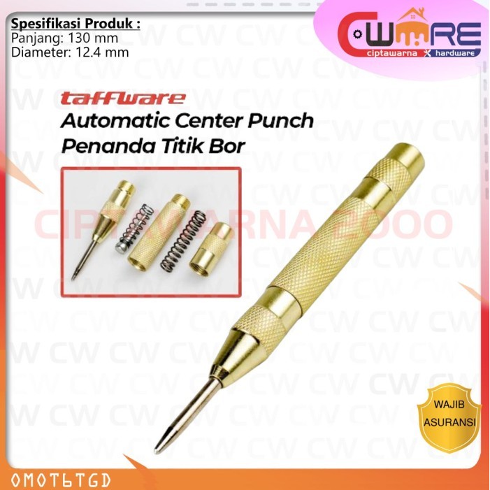 

Taffware Automatic Center Punch Penanda Titik Bor - BDB