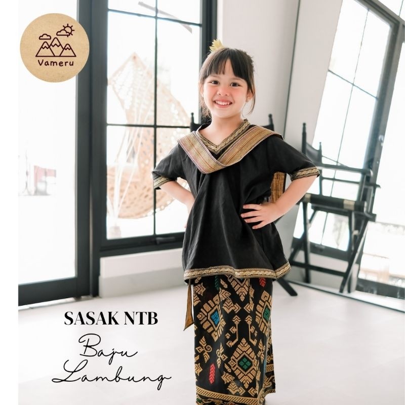 BAJU LAMBUNG ANAK ADAT SASAK NTB LOMBOK PAKAIAN ADAT SUKU SASAK