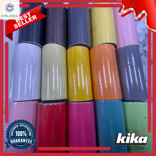 Border List Wallpaper Motif Polos 10cm x 10m Sticker List Border Stiker Dekorasi Rumah Motif Polos W