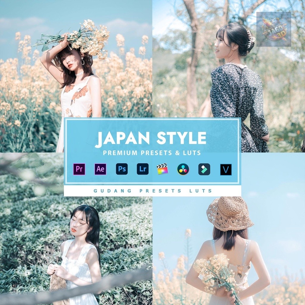 [BISA VN] Japan Style - Premium Preset Lightroom LUTs VN Android IOS & PC Premiere Pro Davinci NEW