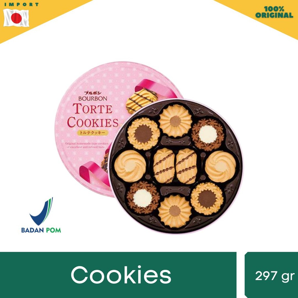 

Bourbon Torte Cookies - Aneka Biscuit dengan krim khas Bourbon