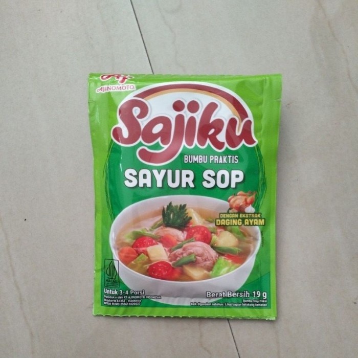 

New Item (S) SAJIKU BUMBU SAYUR SOP 19G