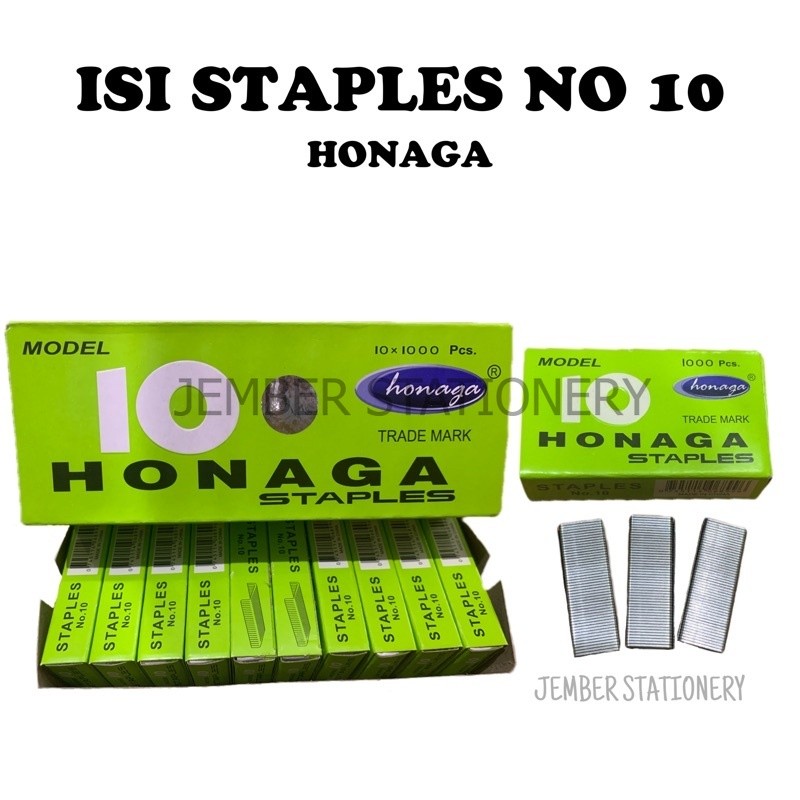 

(1slop) Isi Staples No 10 Honaga / Staples Honaga Kecil