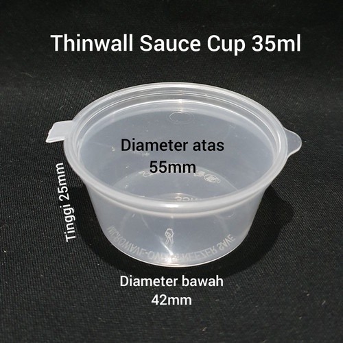 

New Item THINWALL SAUCE 35ML + LID PAK (10 PCS)