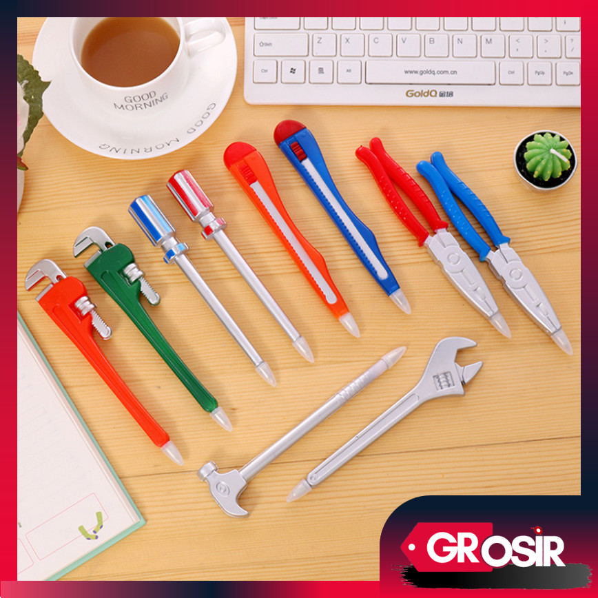 

Grosir - S6453 Pena Bentuk Obeng Palu / Alat Tulis Sekolah Unik Anak / Pulpen Motif Alat Kerja Bengkel / Pena Unik Bentuk Toolkit