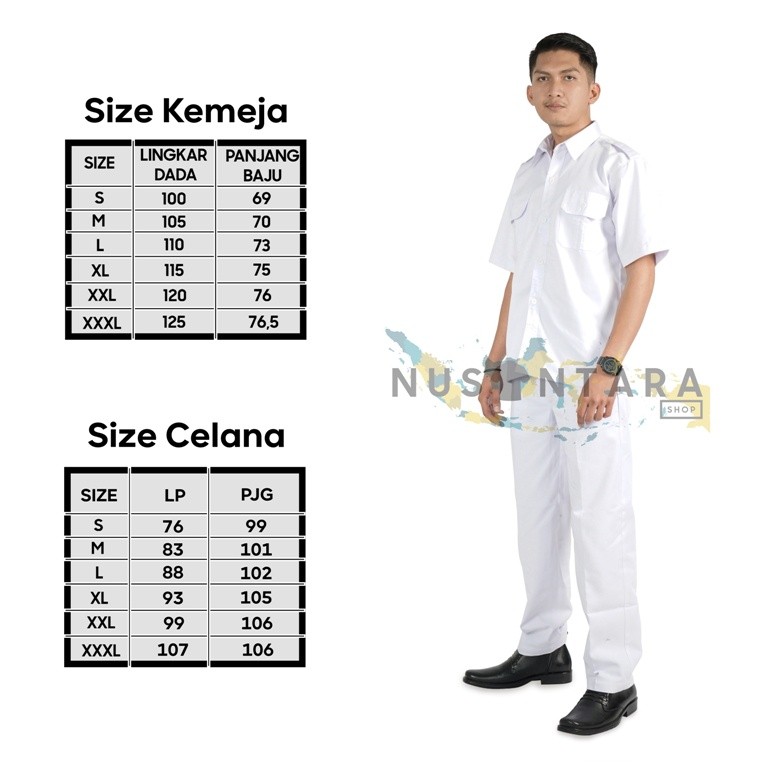 BAHAN PREMIUM / Seragam Putih Pns Pria Seragam Pdh Pns Pria