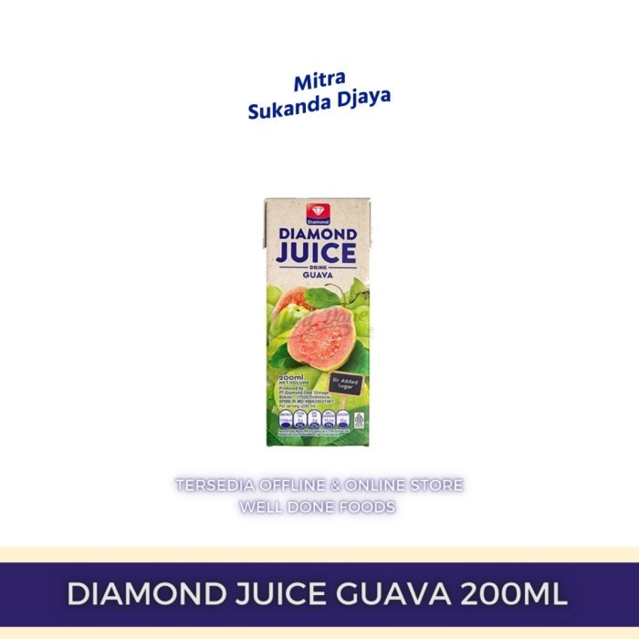 

NEW ITEM MINUMAN DIAMOND JUICE GUAVA 200ML