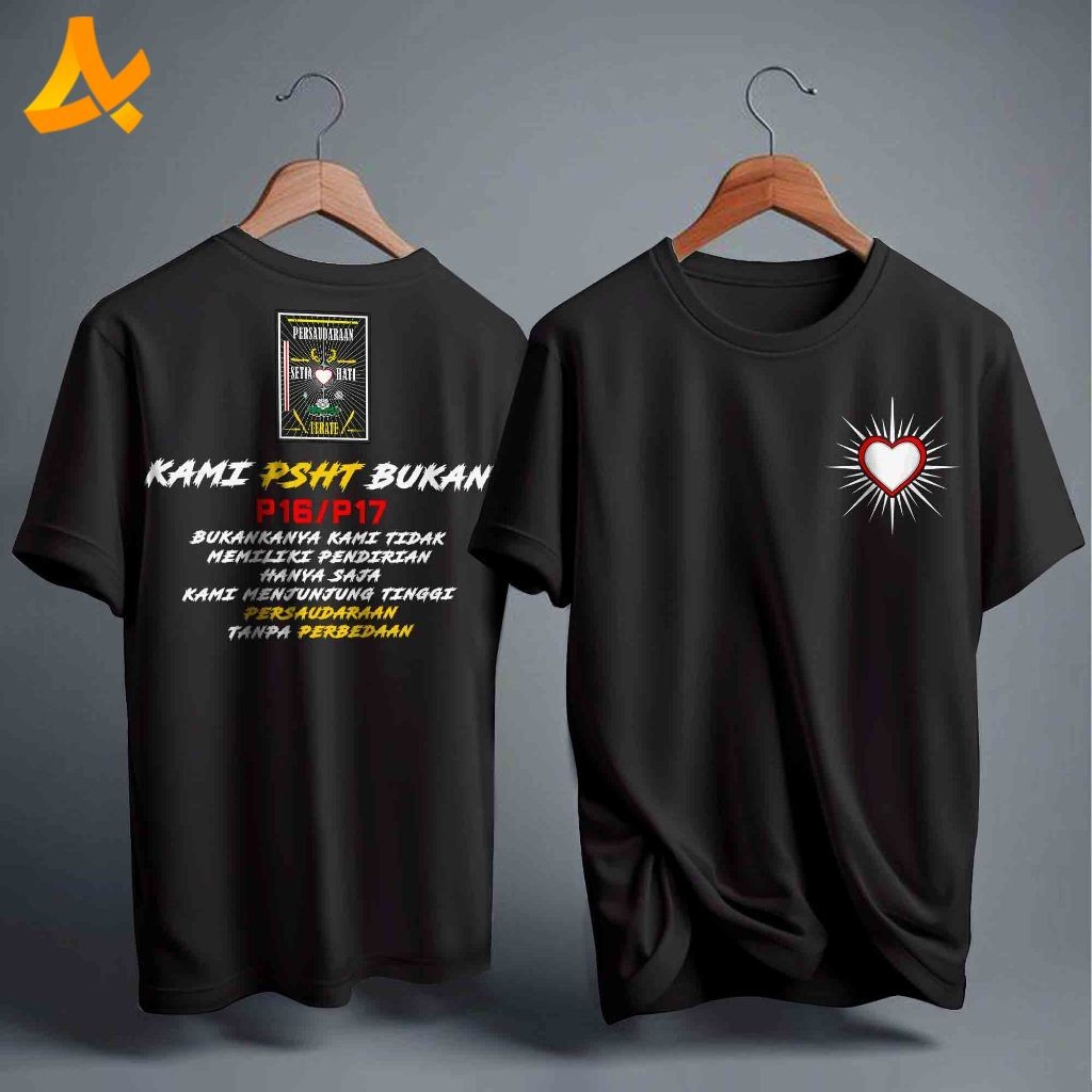 Kaos Distro PSHT SH Terate Pusat Madiun Nyawiji - T shirt Setia Hati Terate 1922 Korlap X Pamshter