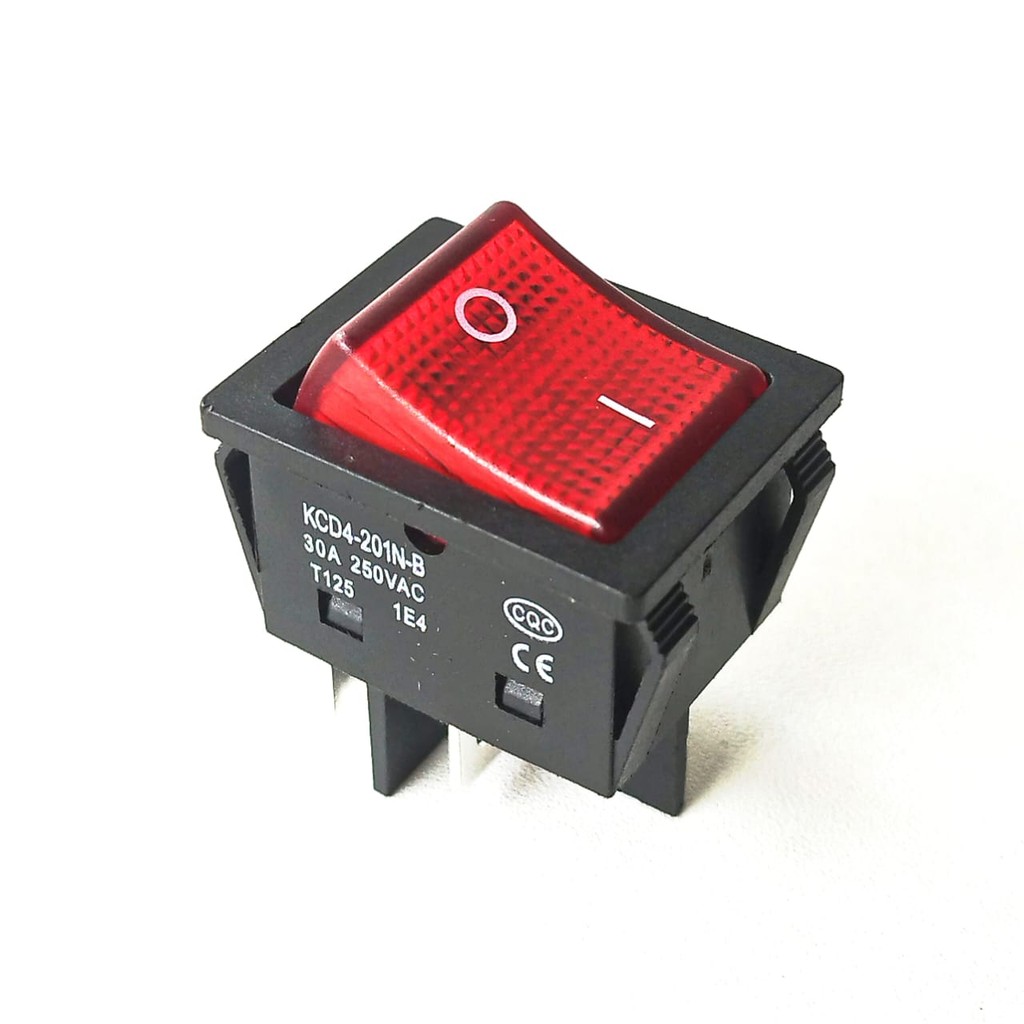 Rocker Switch Lamp Lampu Besar 4 Pin 30A Saklar On Off 4Pin Bagus