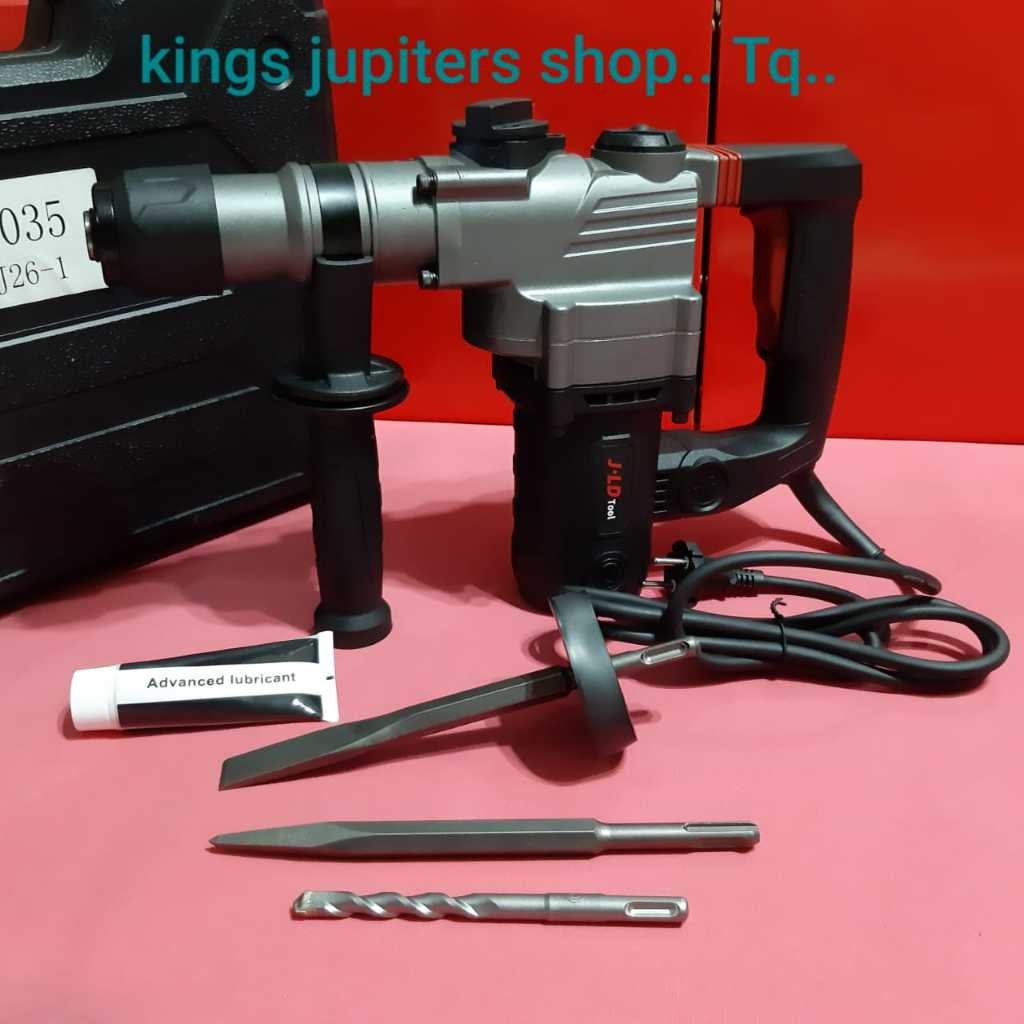 2 mode MESIN BOR BOBOK JLD atau DEKWE hammer drill demolition hemer hamer beton dinding
