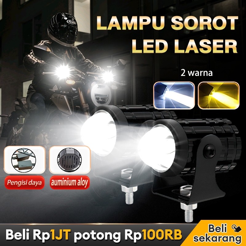 ThrustLine lampu led motor LASER/Mini Laser Gun/Lampu Tembak Sorot Foglamp/Lampu Tembak Laser Led Mi