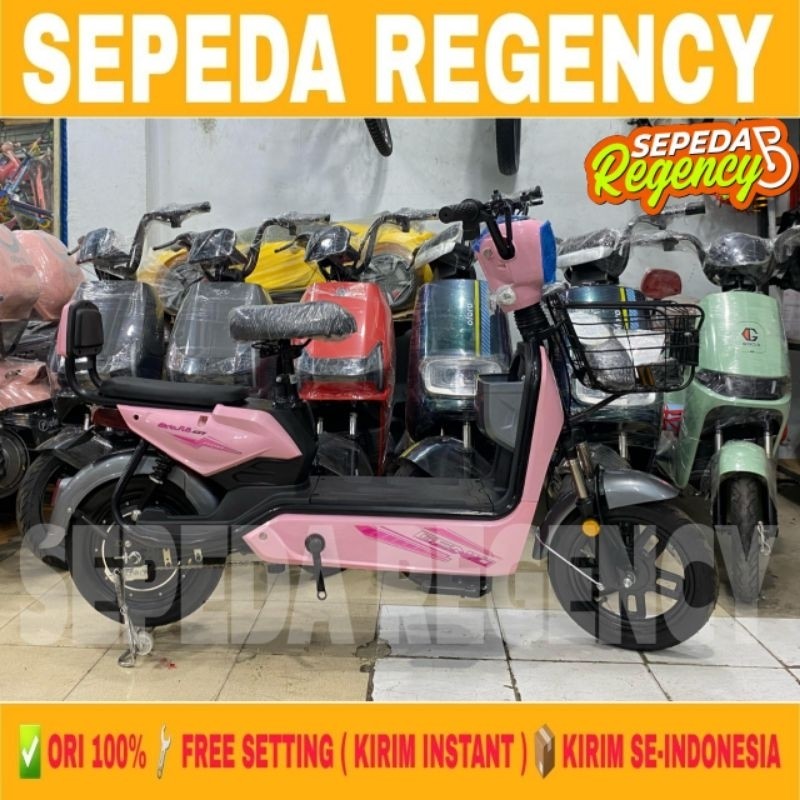 Sepeda Listrik GENIO ATTURA G1 By UNITED BIKE 350 Watt Electric Bike Sepeda Aki Baterai Listrik
