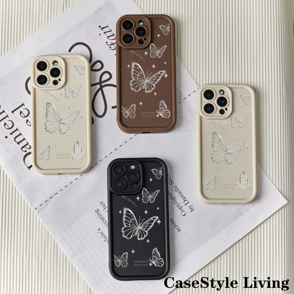 Minimalist Butterfly Casing for Infinix Smart 5 6（RM2 32GB RM3 64GB ) 7  8 Hot 9 10 11 12  Play 10 L