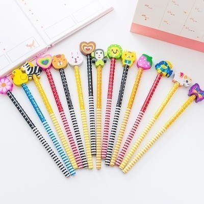 

Pensil Karakter + Penghapus Pensil Lucu Ada penghapus Pensil Fancy Pensil Unik Karakter Souvenir & 021