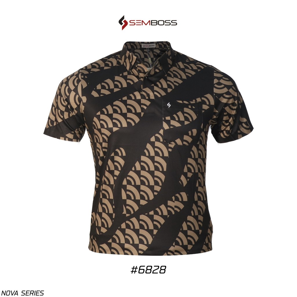 SEMBOSS Nova Super Comfy Kaos Kerah Bahan Halus Licin Lengan Pendek 6828