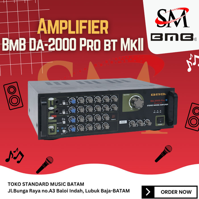 Bmb Da 2000 Pro Bt Mk II / ampli Bmb Da 2000 Pro Bt MK2