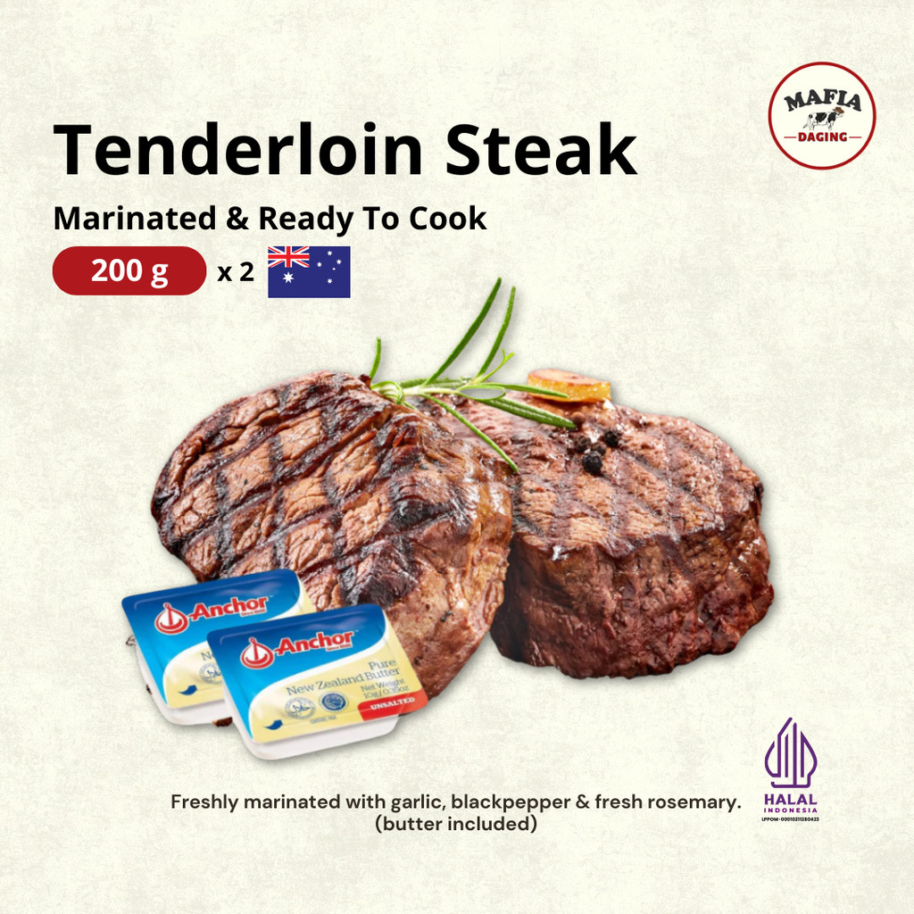 

Ready to Cook Marinated Tenderloin Steak Set