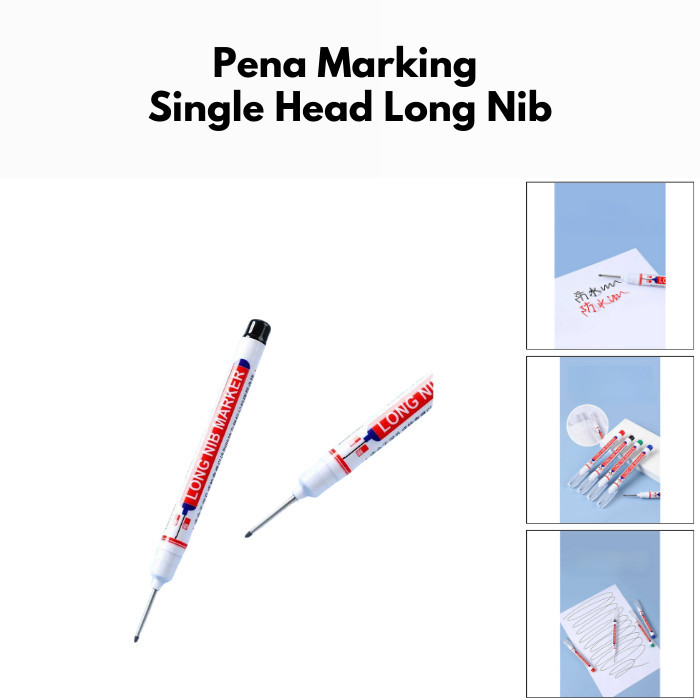 

MKKK Pena Marking Single Head Marker Long Nib Waterproof NO2J3O
