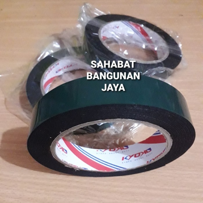 

DOBEL TAPE/DOUBLE TAPE BUSA HIJAU 5METER