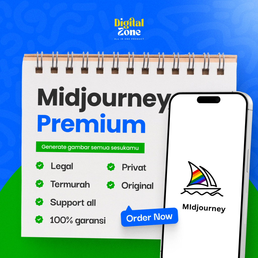PRIVATE MIDJOURNEY PREMIUM UNLIMITED 30 HARI