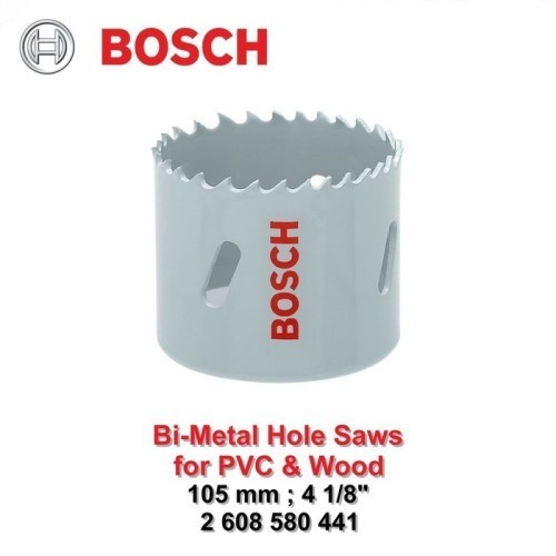Bosch Bi-Metal Hole Saw / Holesaw 105 mm; 4 1/8" PN 2 608 580 441